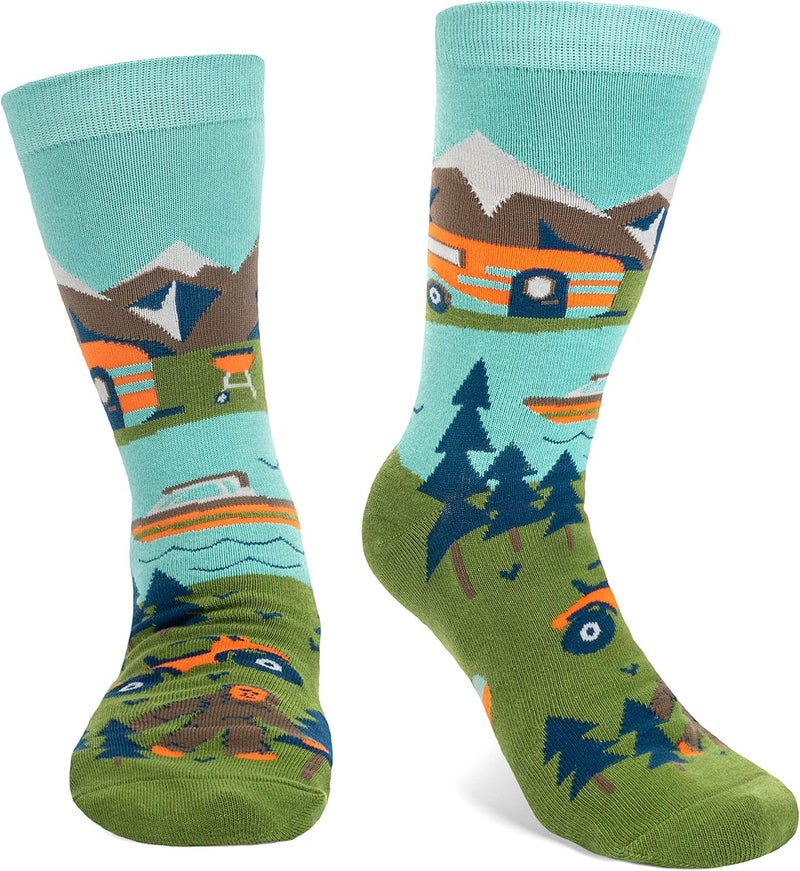 Lavley Outdoors Socks - Hiking and camping gifts for men and women - Great for nature lovers - Holiday or birthday gift - Image 4